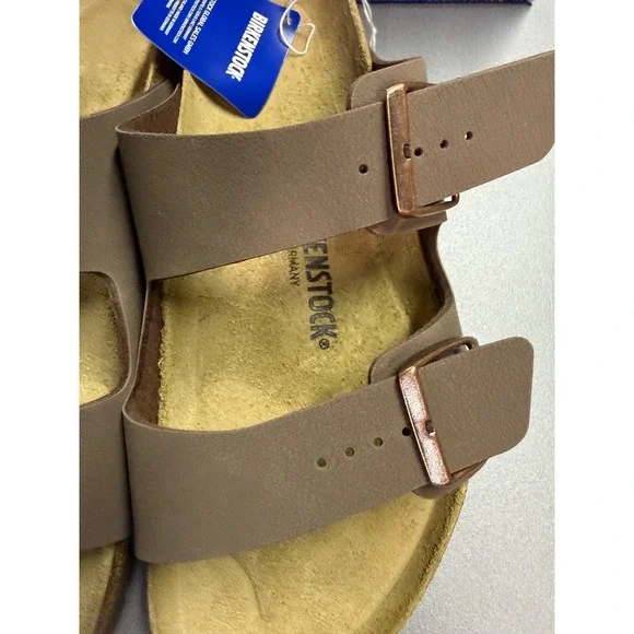 Birkenstock Arizona Mocha Birkibuc Sandals Mens 11 Womens 13 EU 44 NEW - Picture 4 of 8